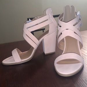 Lost 28 Blush Strappy Heels